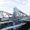 Construction of Victoria's new bascule bridge begins image