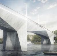 Cubist design wins Prague bridge competition image