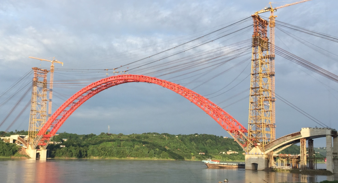 Deck closure completed on China's longest flying-bird arch bridge image