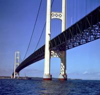 Mackinac Bridge to be fitted with vibration-powered sensors image