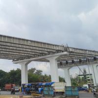 Milestone reached on elevated road project in Mumbai image