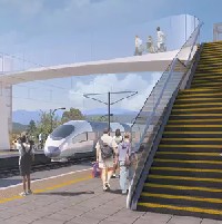 Network Rail moves forward with composite footbridge image