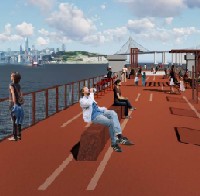 Recreational areas to be built across Bay Bridge piers image