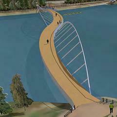 Three designs shortlisted for Northern Ireland footbridge image