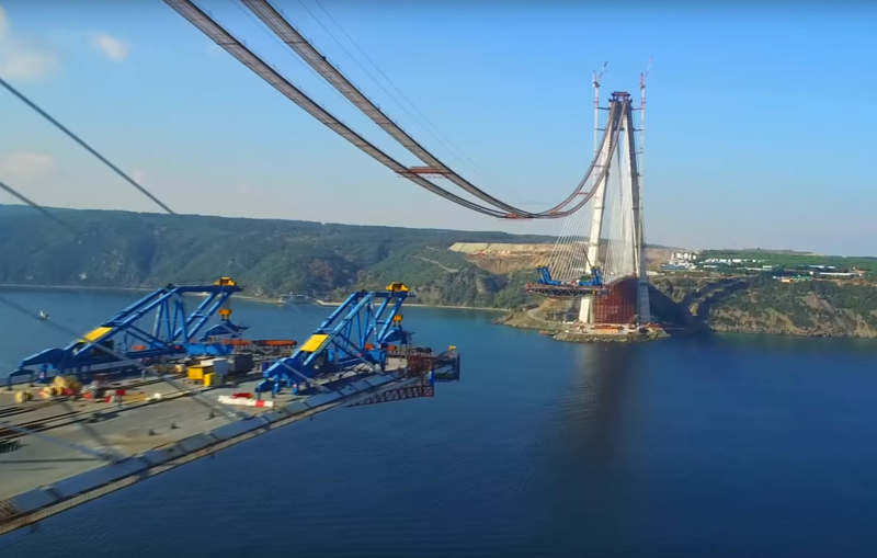 Yavuz Sultan Selim Bridge - construction views image