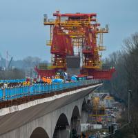 Minister gets update on UK’s longest rail bridge logo 